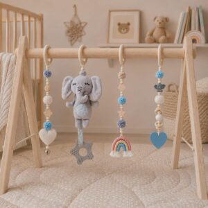 Elly’s Adventure Rattle & Teether Dangle Set