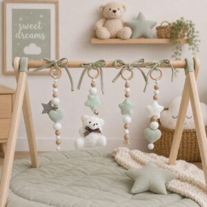 Minty Bear Dangle Set