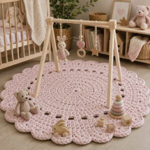 Soft Pink Play Rug